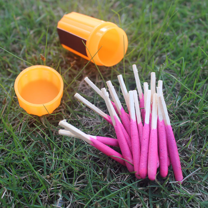 Magnesium Fire Starter - อุปกรณ์จุดไฟสำหรับตั้งแคมป์กลางแจ้งแบบใหม่ กันลม กันน้ำ ไม้ขีดไฟฉุกเฉิน อุปกรณ์จุดไฟสำหรับการเอาชีวิตรอด 20