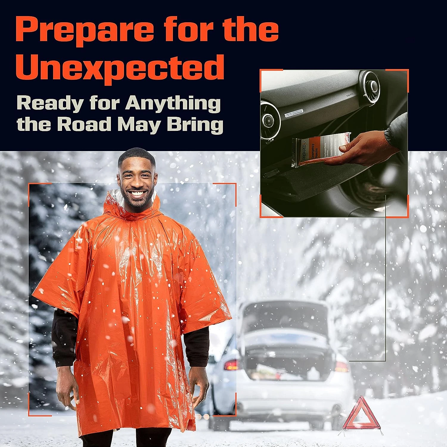 เสื้อกันฝนฉุกเฉิน ผ้าห่มกันหนา - Emergency Poncho Rain บทวิจารณ์และราคา