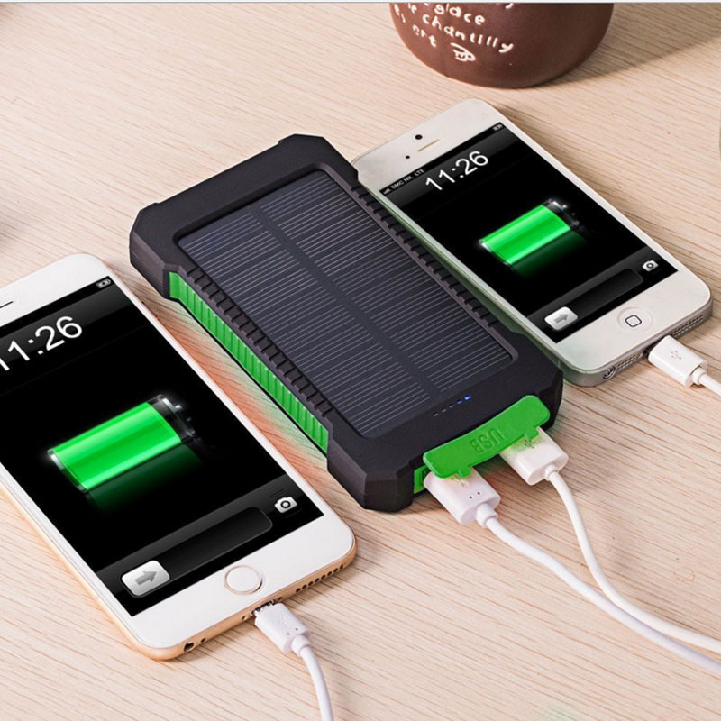 เลอโนโว 500000mAh พาวเวอร์แบงค - Solar Emergency Charger บทวิจารณ์และราคา