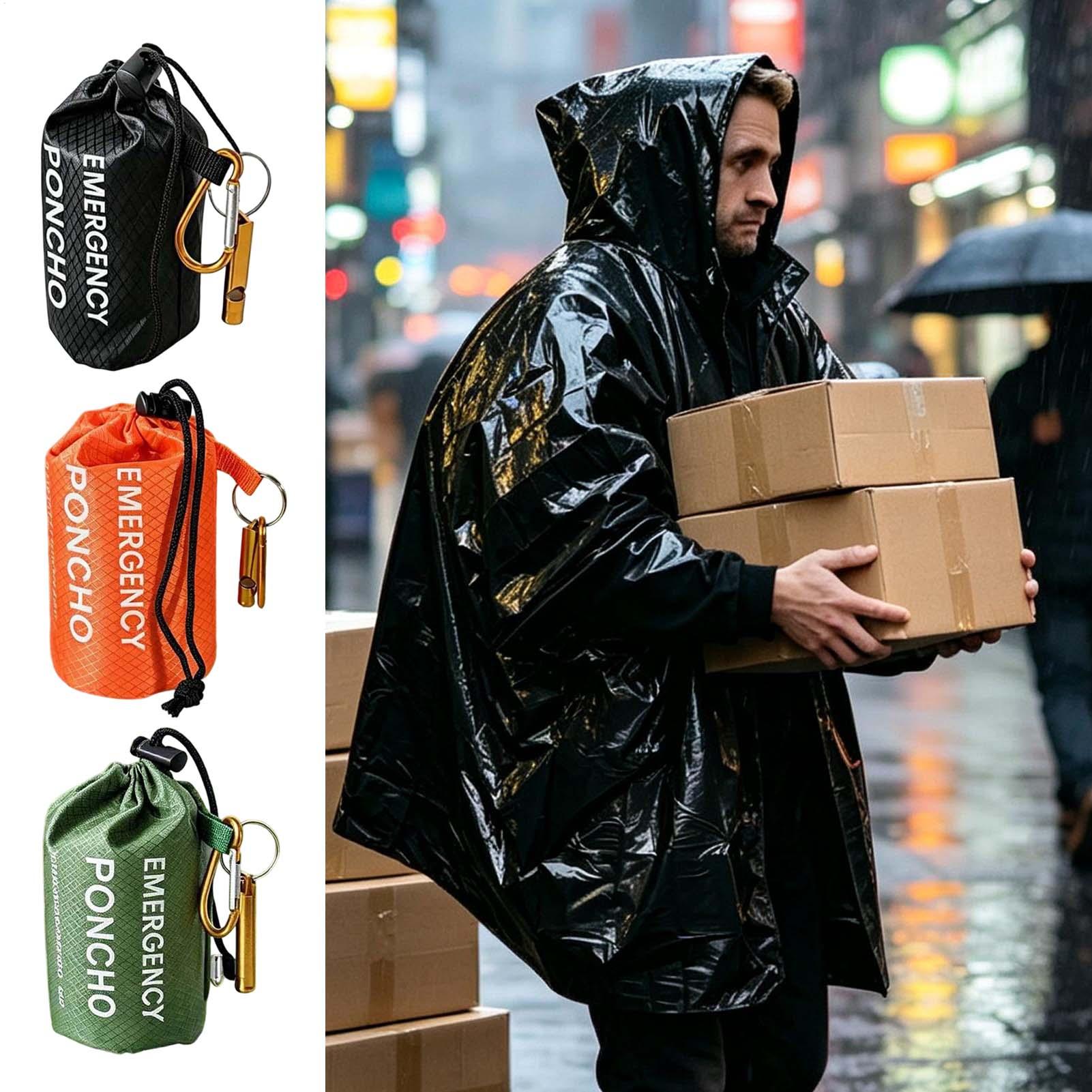 ชุดเสื้อกันฝนฉุกเฉิน 3 ชิ้น พร - Survival Blanket Reflective บทวิจารณ์และราคา