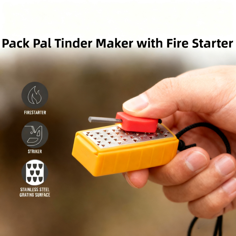 เครื่องจุดไฟน้ำหนักเบาพร้อมที่ - Magnesium Fire Starter บทวิจารณ์และราคา