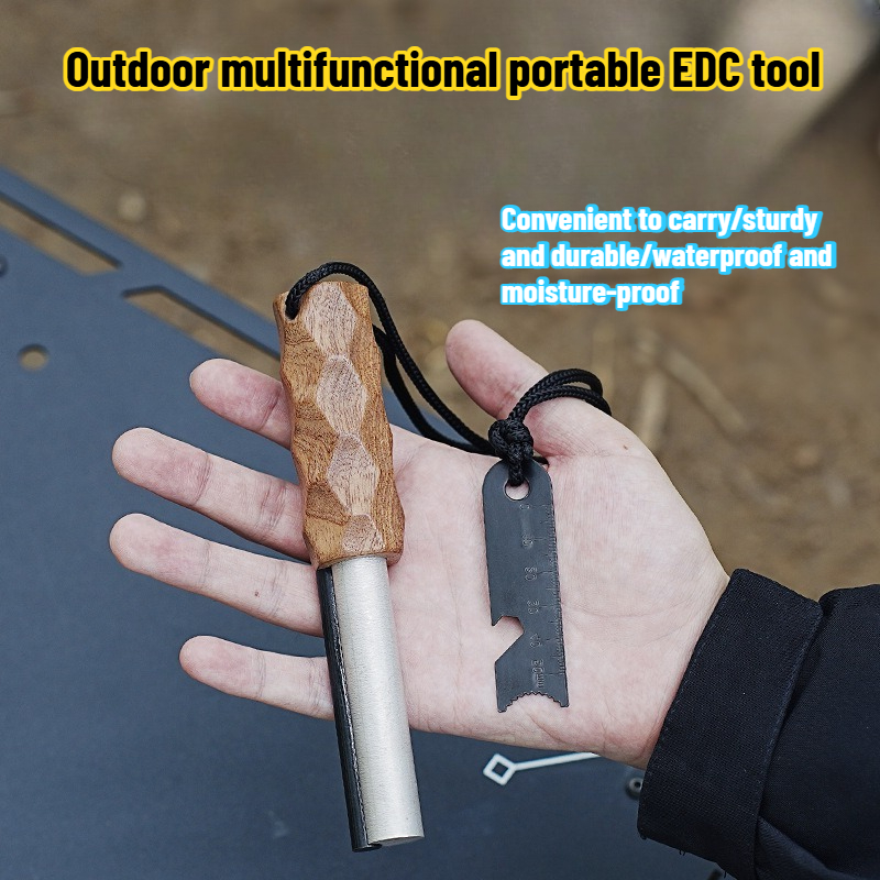 เครื่องมือเอาตัวรอดกลางแจ้งด้า - Magnesium Fire Starter บทวิจารณ์และราคา