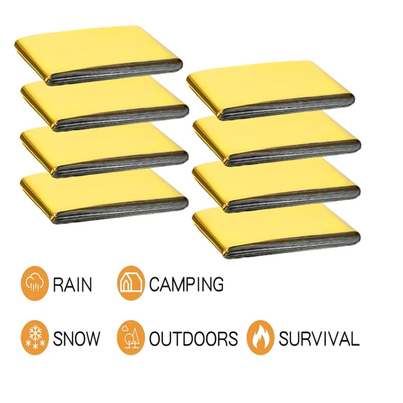 ผ้าห่มกันความร้อนไมลาร์สีทอง-เ - Survival Blanket Reflective บทวิจารณ์และราคา